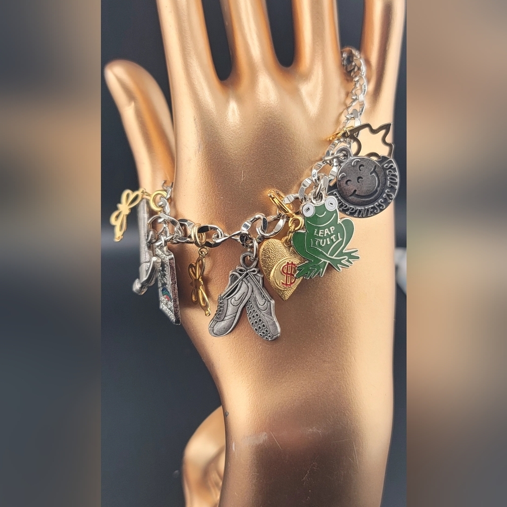 Vintage - TOPS - CHARM BRACELET Weight Loss Program - 10 Charms